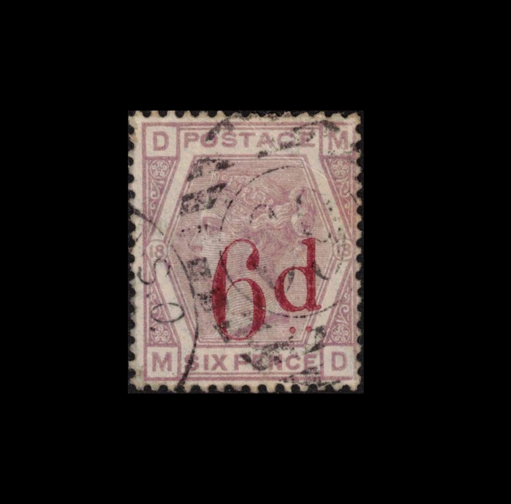 1883 6d on 6d lilac