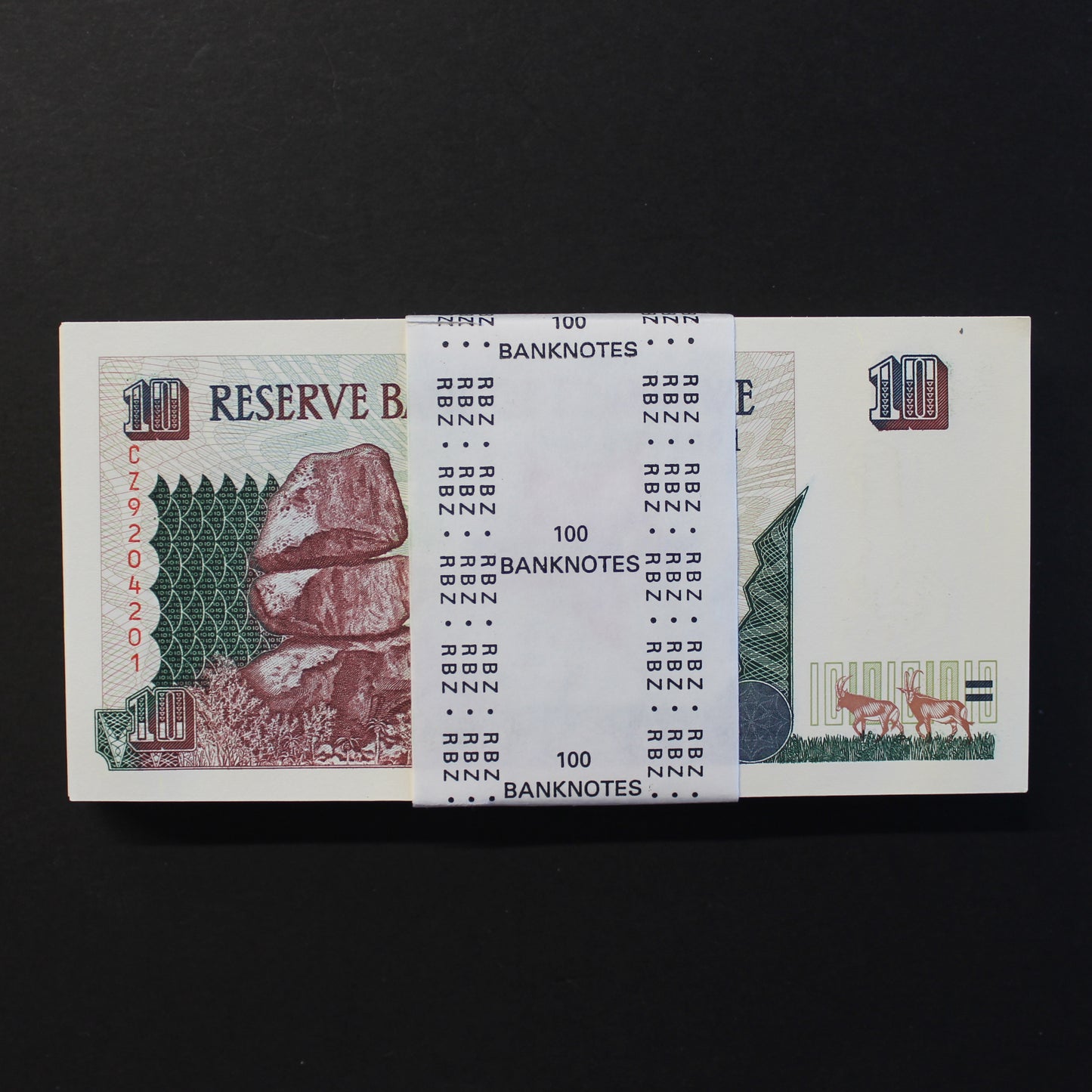 ZIMBABWE 1997 $10 BUNDLE