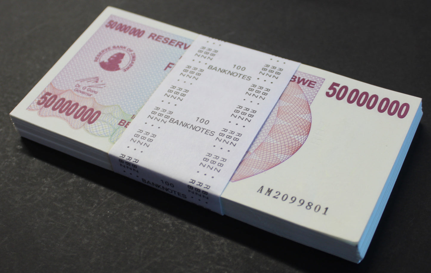 ZIMBABWE 2008 Fifty Million Dollars Bundle