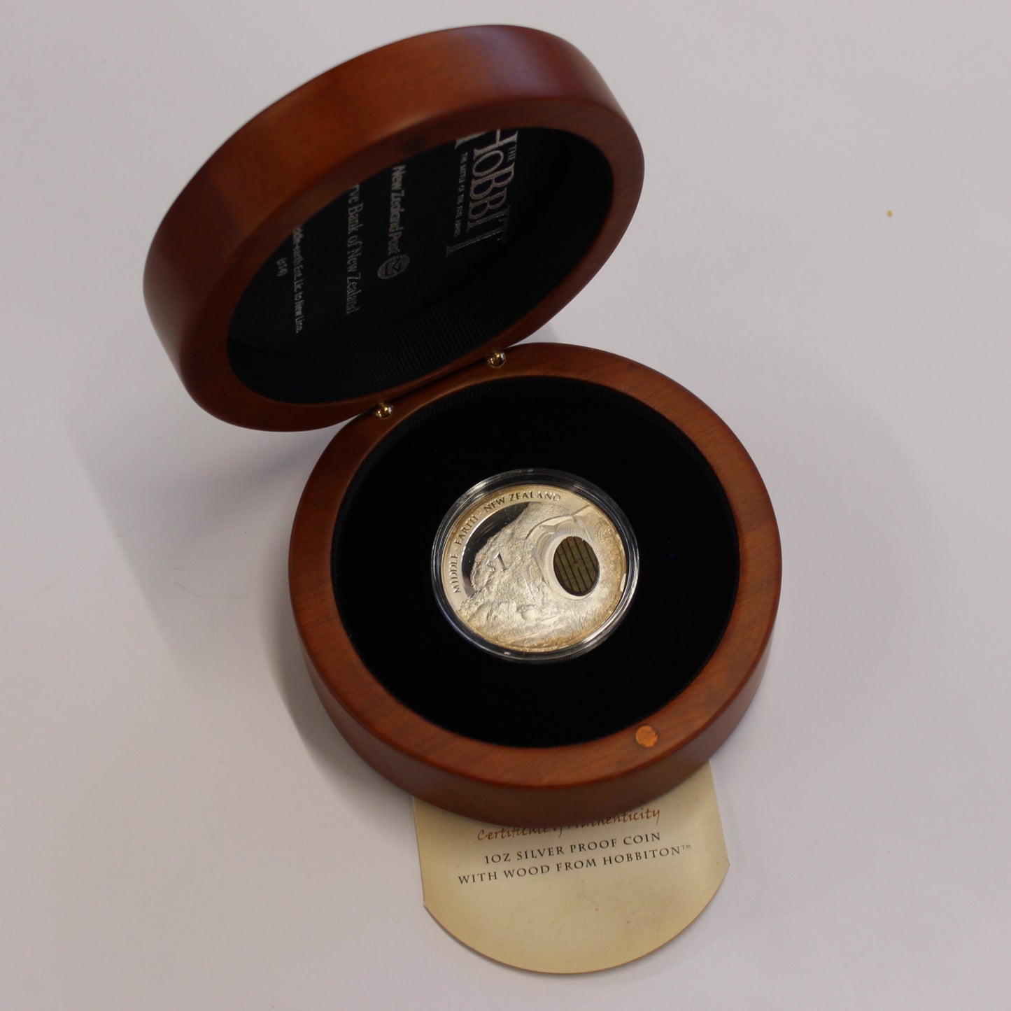 The Hobbit Bag End $1 Silver Proof