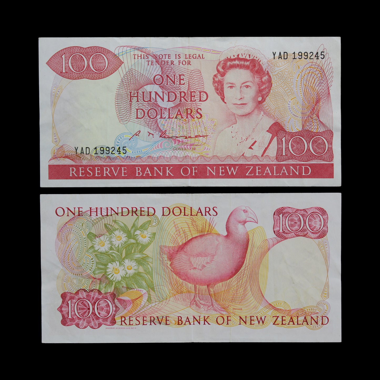 Russell $100 Last Prefix YAD