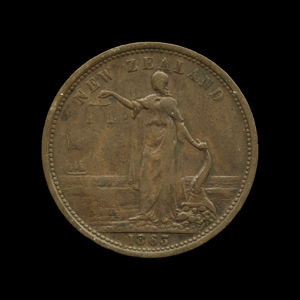 Ashton Penny Token 1863. VF