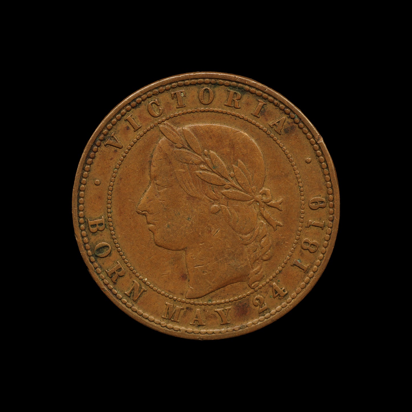 Auckland Licensed Victuallers Penny 1871. VF
