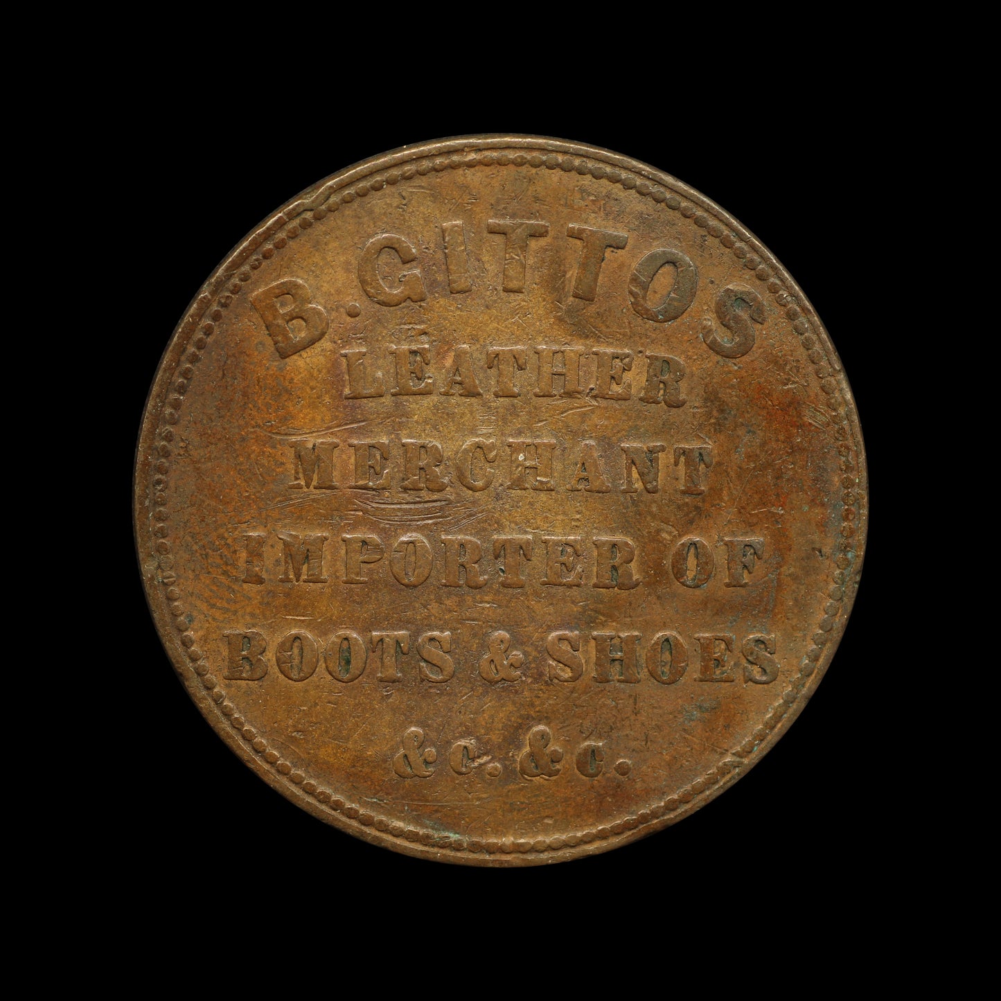 B Gittos Penny 1864