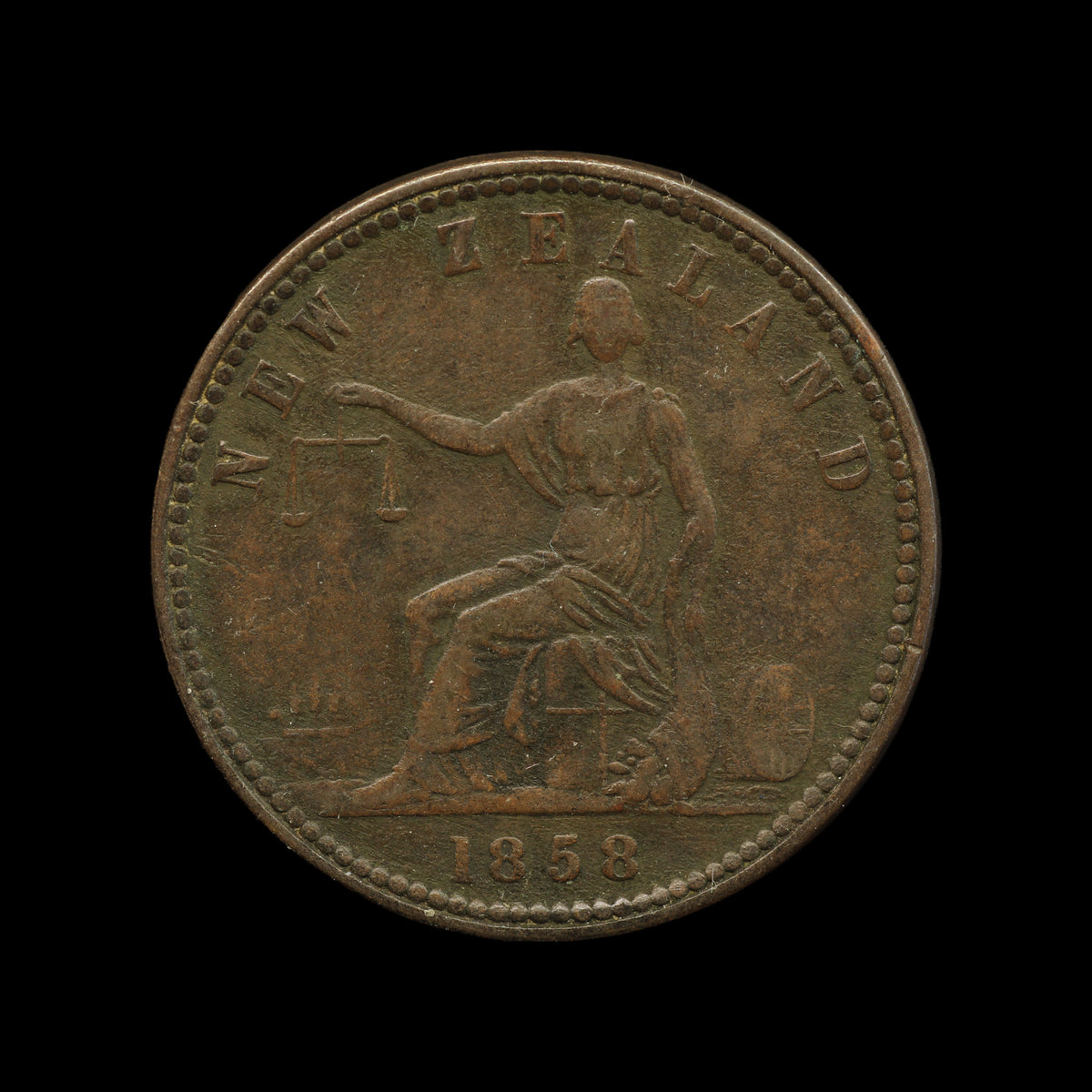 Jones & Williamson Penny 1858. aF