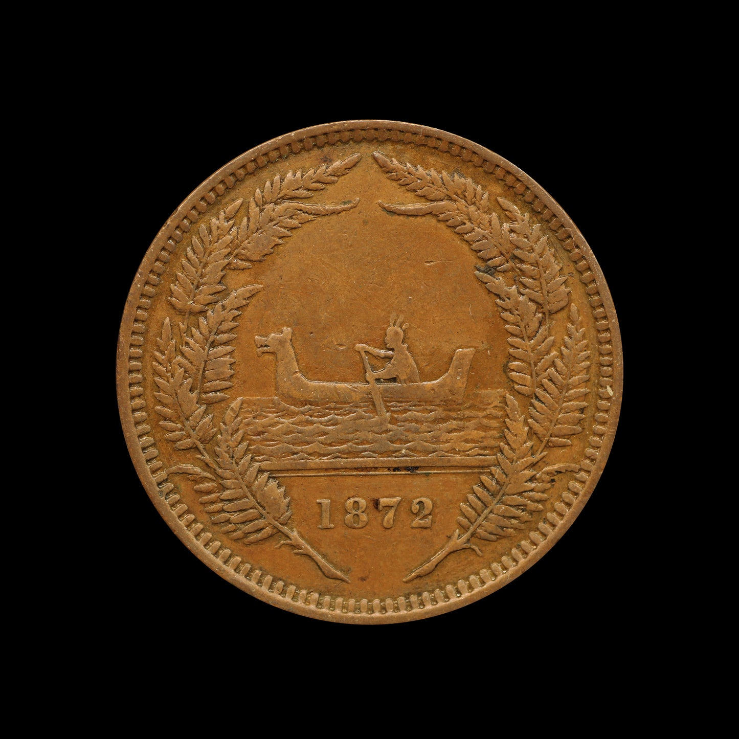 Gratten Penny Token 1872