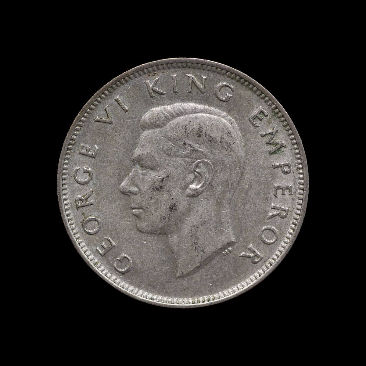 New Zealand Florin 1944. Key Date. VF.