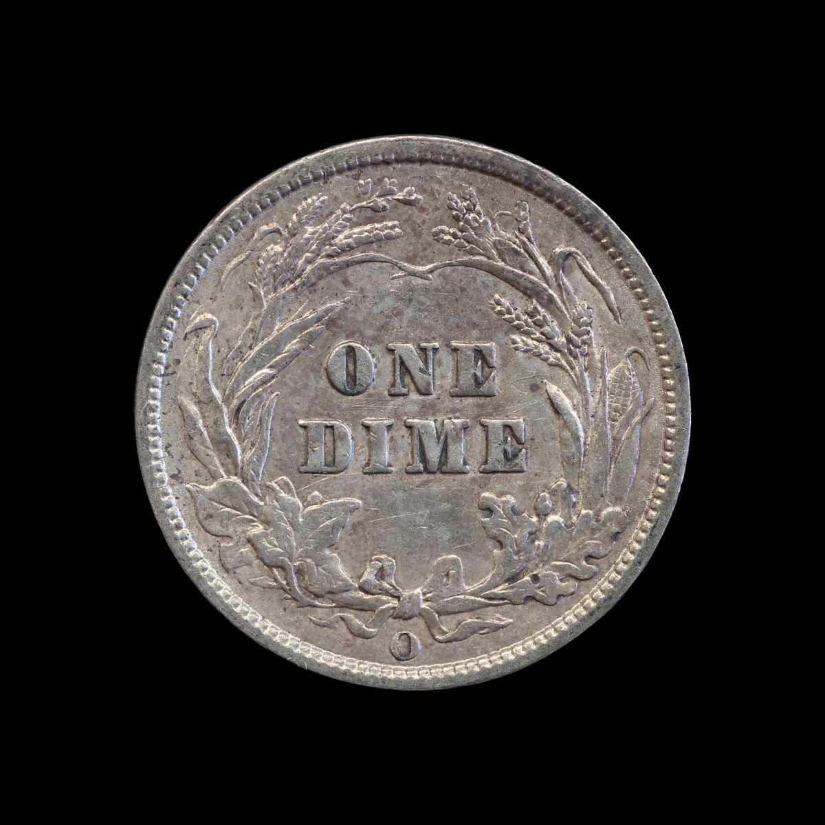 USA Barber Dime 1902-O. AU
