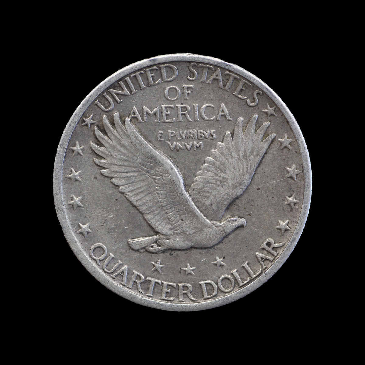 USA Standing Liberty Quarter 1919. EF.