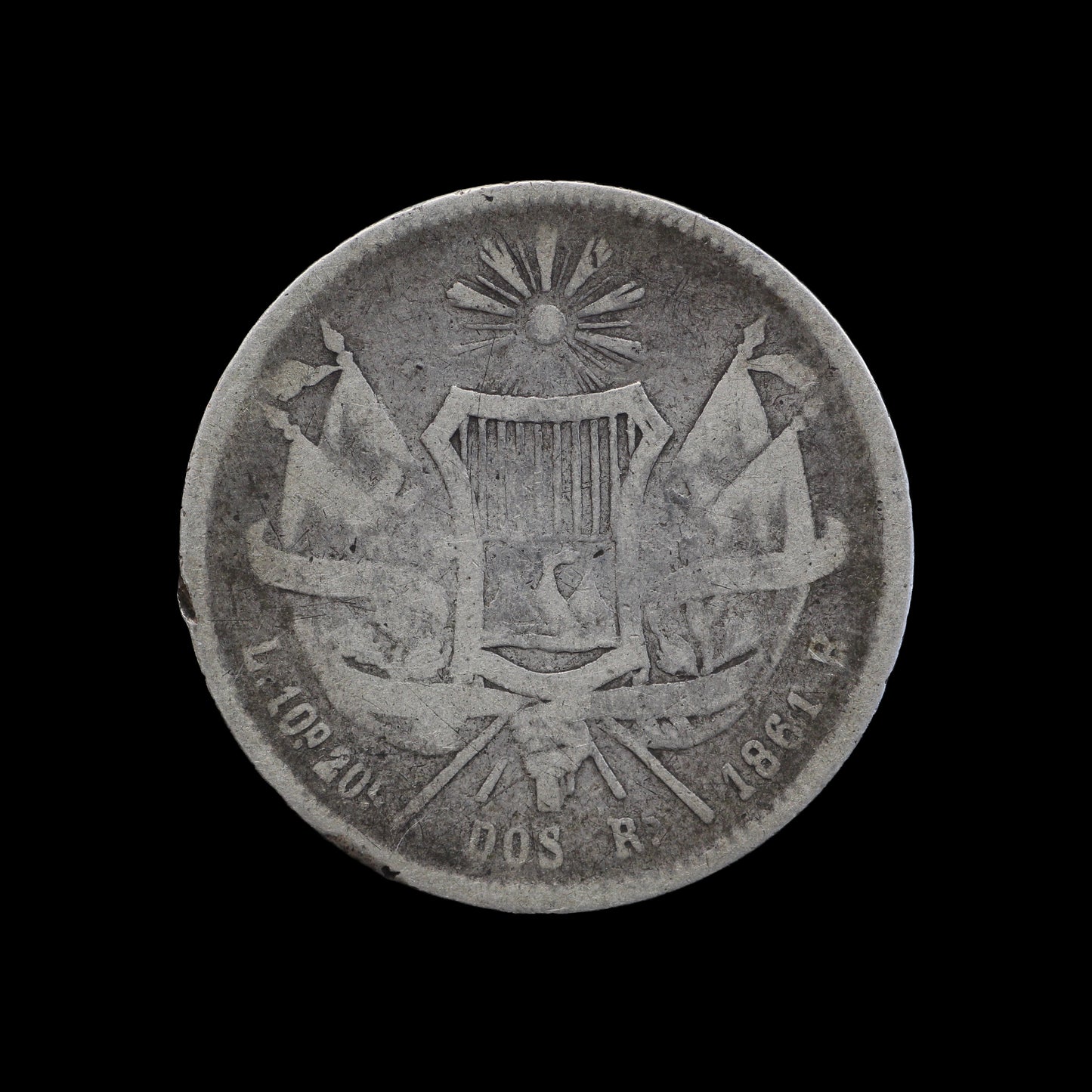 Guatemala Two Reales 1861
