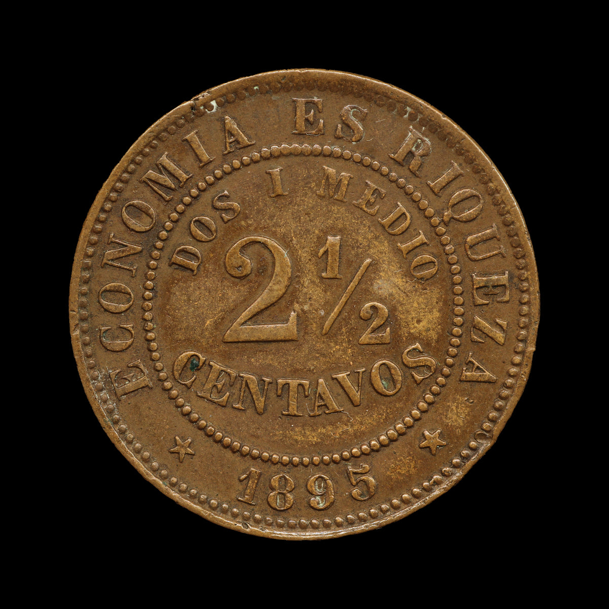 Chile 2½ Centavos 1895