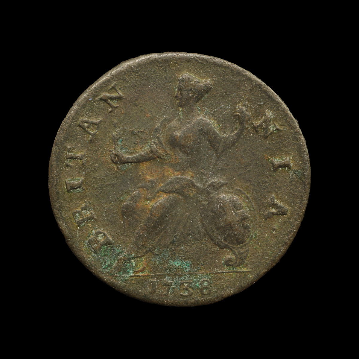 George II Halfpenny 1738