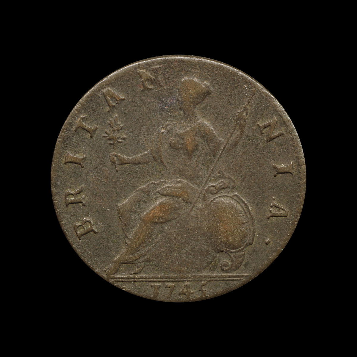 George II Halfpenny 1745