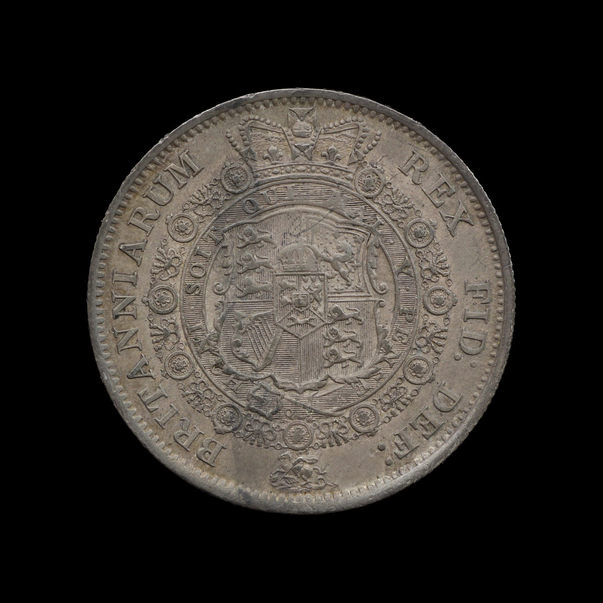 George III Halfcrown 1817. VF