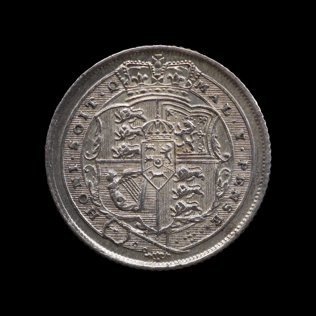 George III Sixpence 1816. gEF