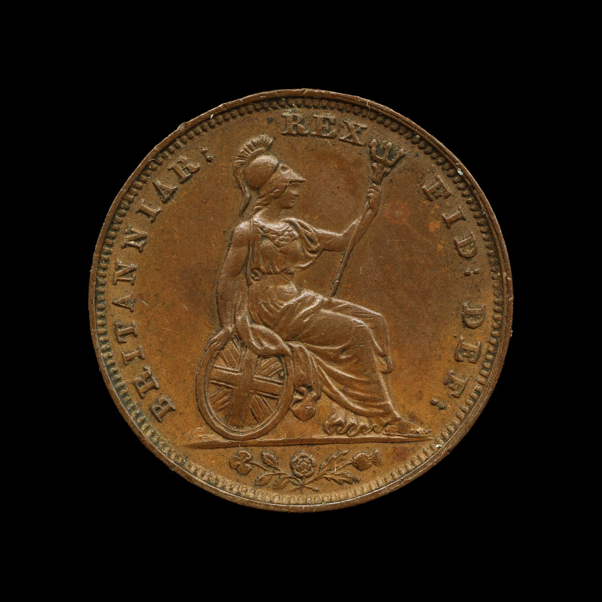 George IV Farthing 1826. EF