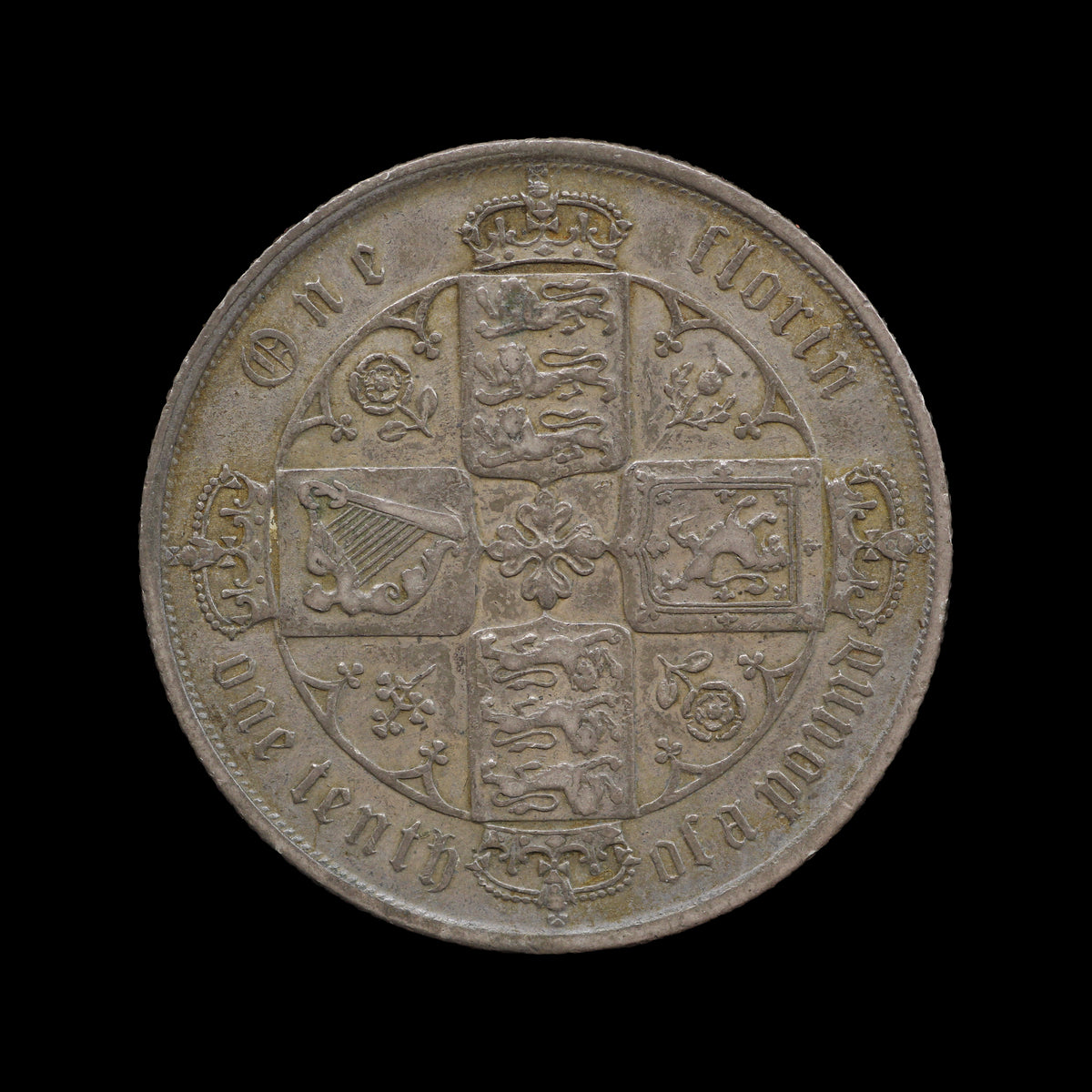 Victoria Gothic Florin 1872. aVF