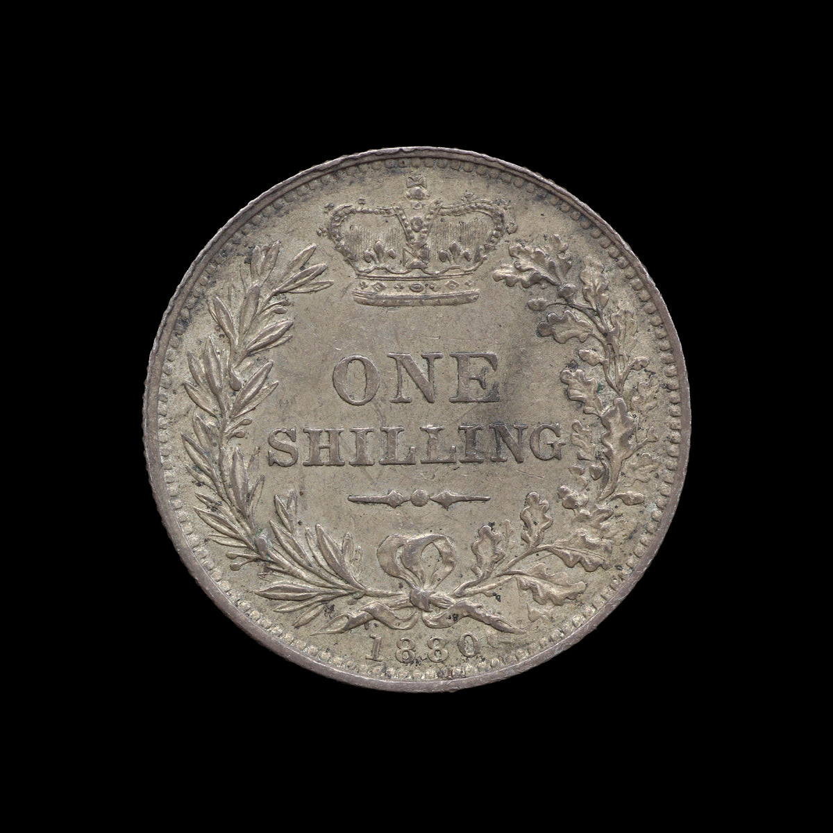Victoria Shilling 1880. gVF/EF