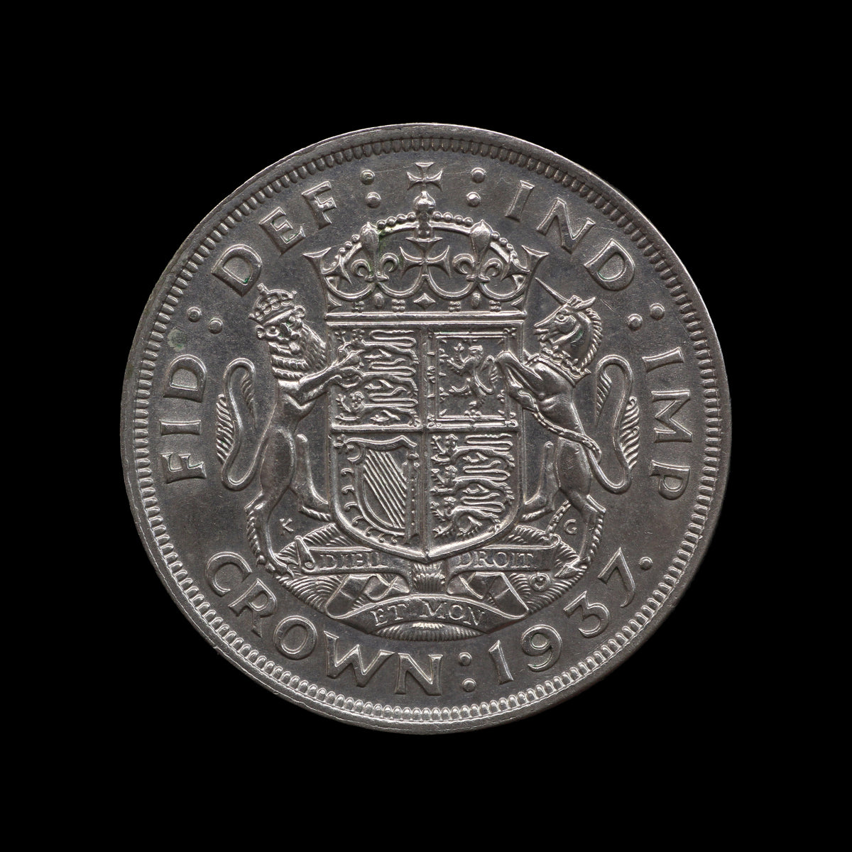 George VI Crown 1937. gVF