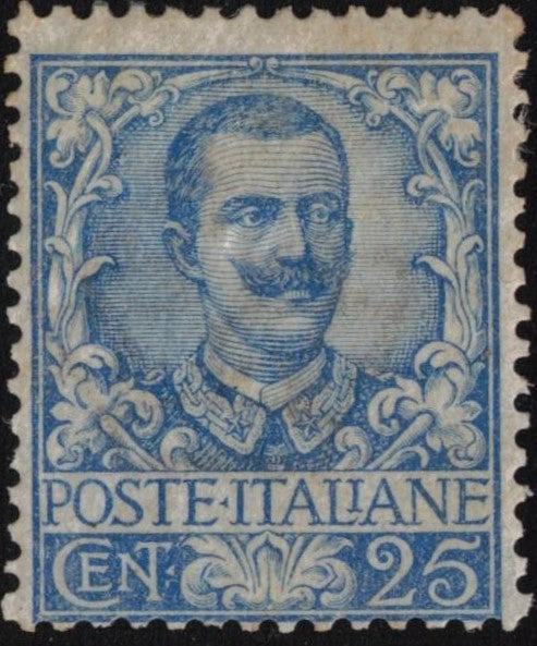 Italy 1901 25c King Victor Emmanuel blue