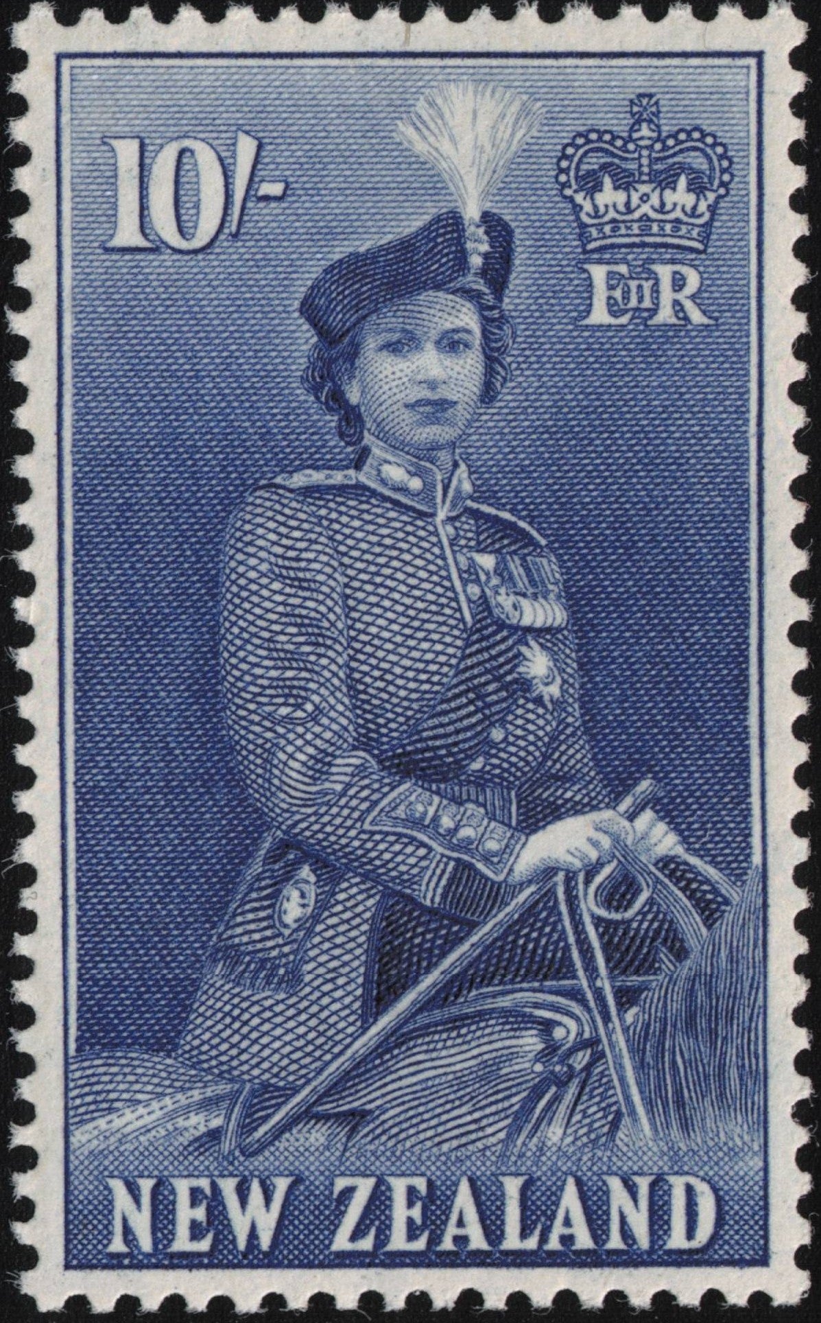 1954 10/- QEII