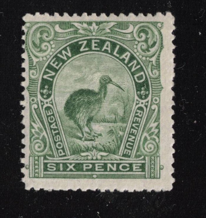 1898 6d Kiwi green