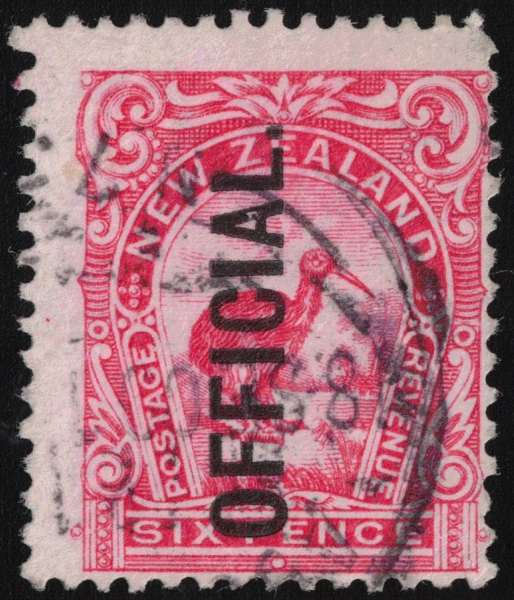 1907 6d Kiwi reduced