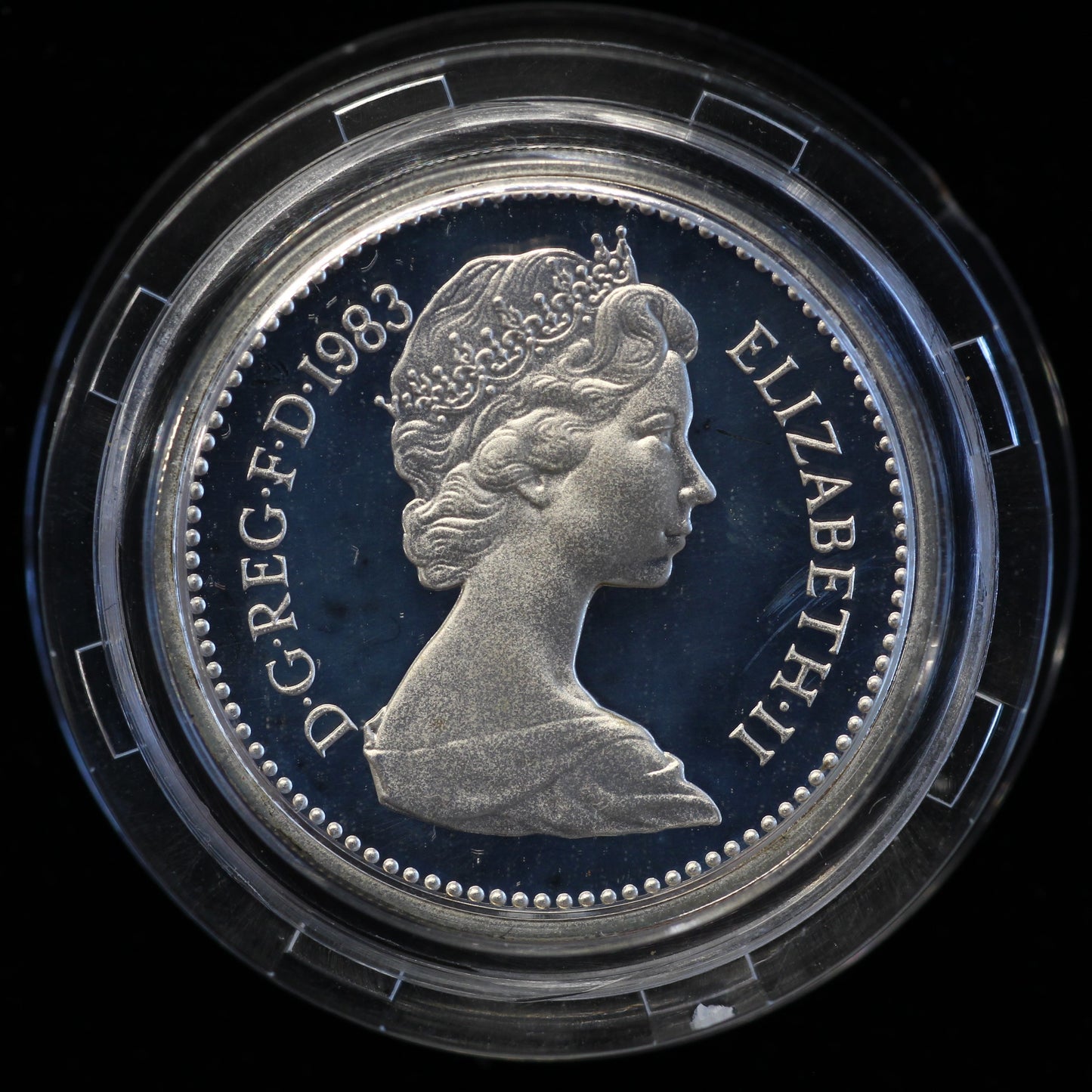 1983 Piedfort Silver One Pound Proof