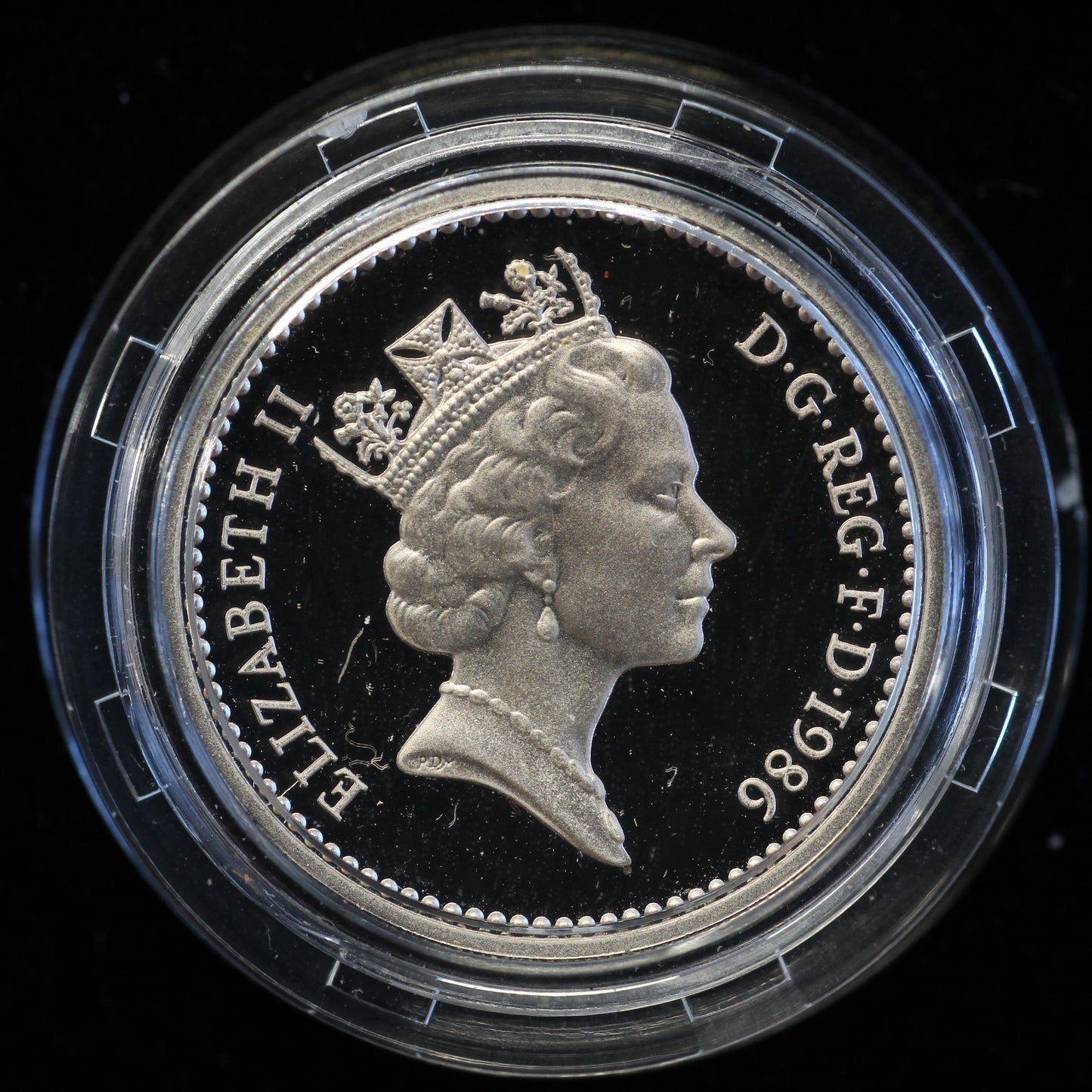 1986 Piedfort Silver One Pound Proof