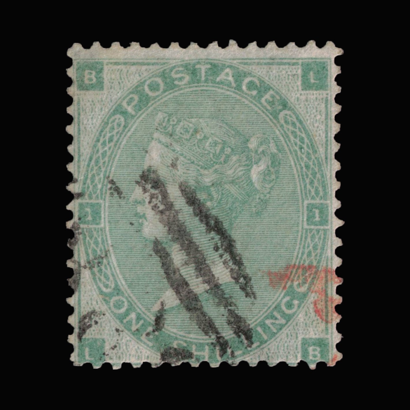 1862 1/- Green