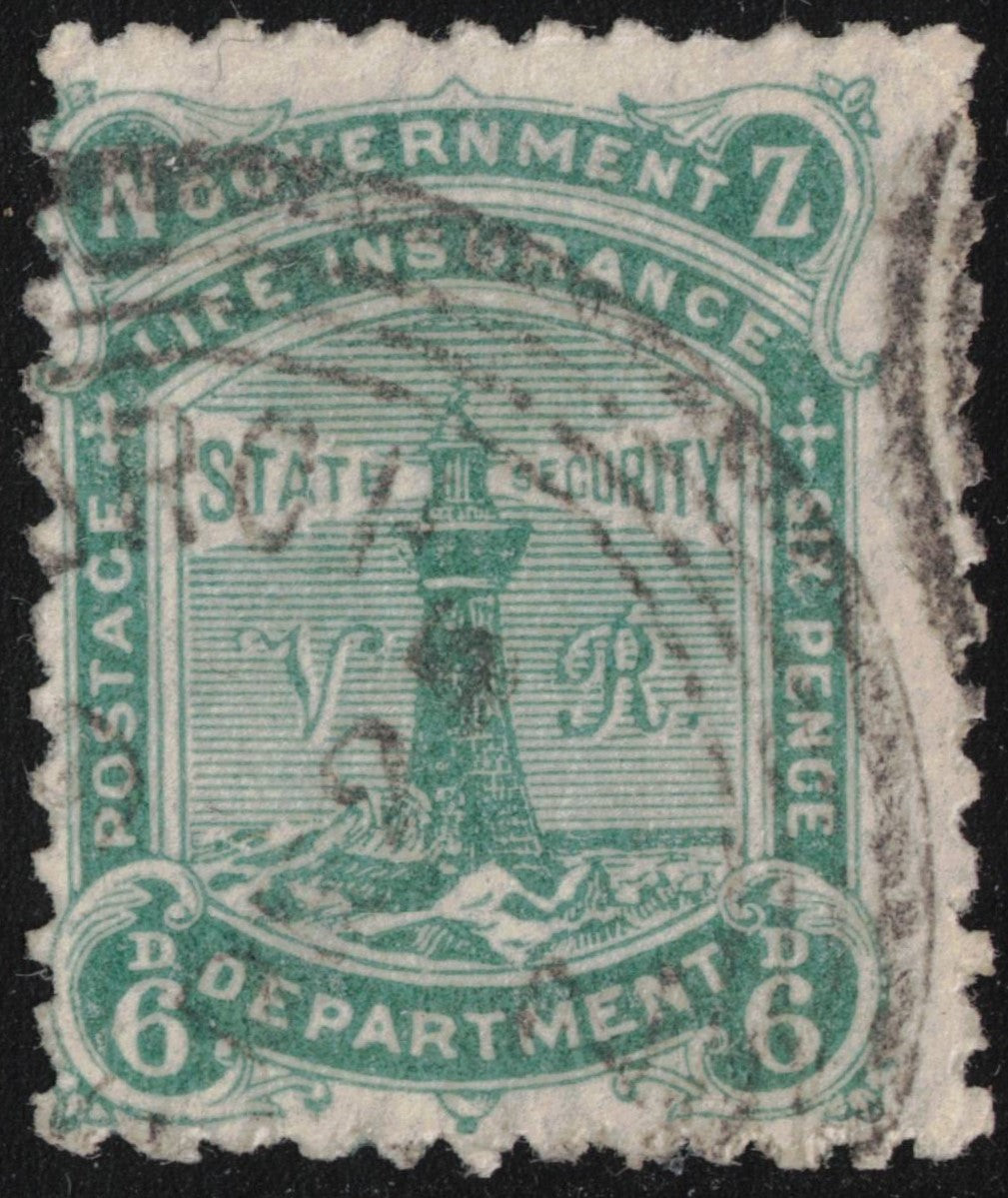 1891 6d green VR
