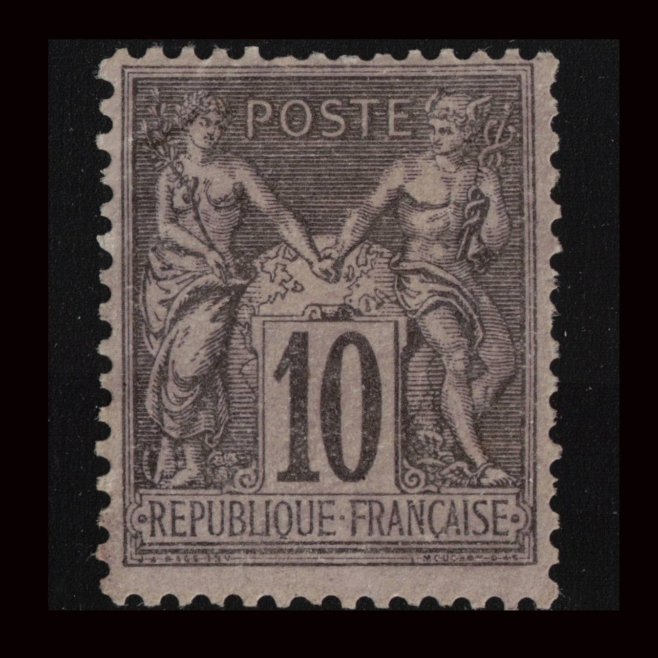France 1877 10c Peace & Commerce