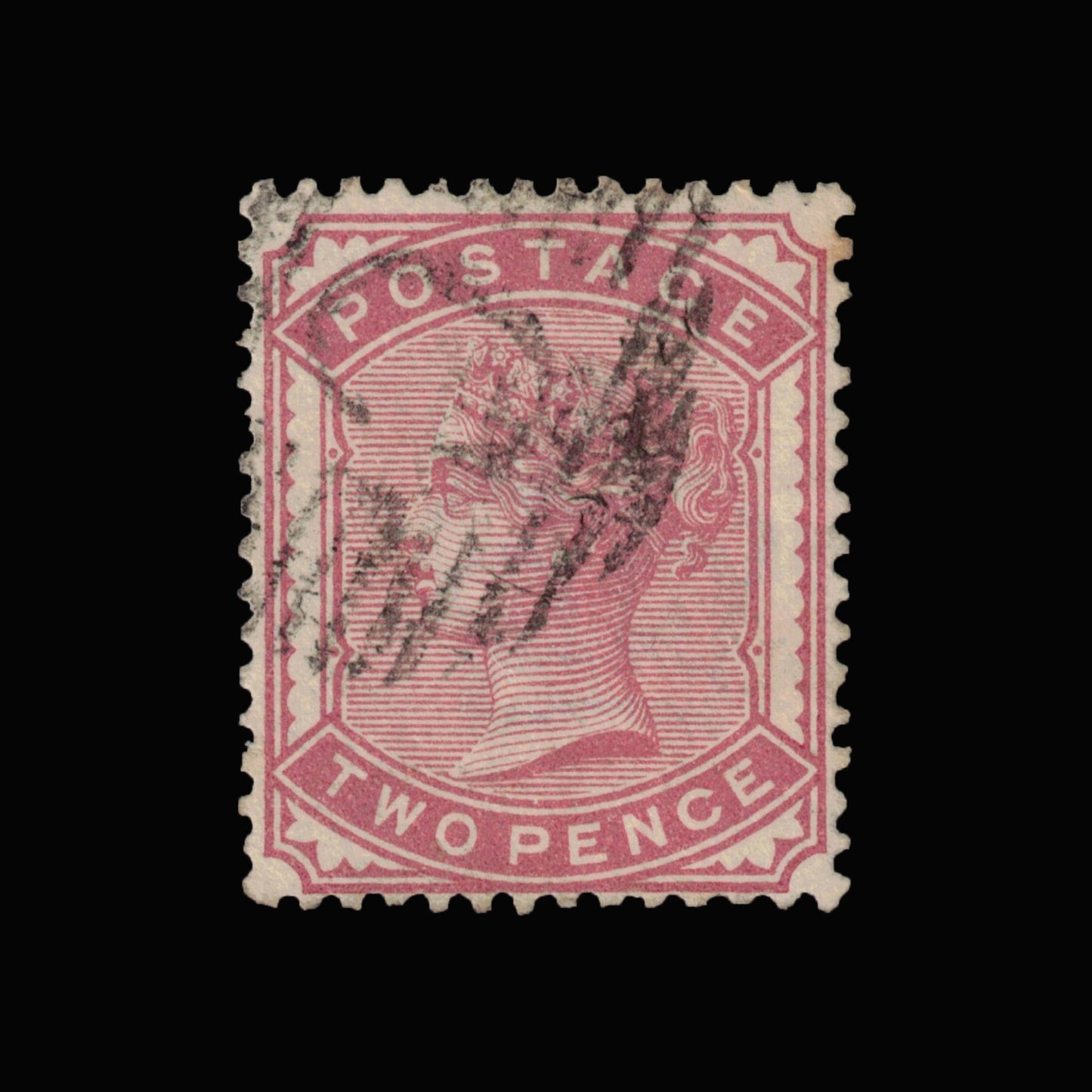 1880 2d Pale Rose