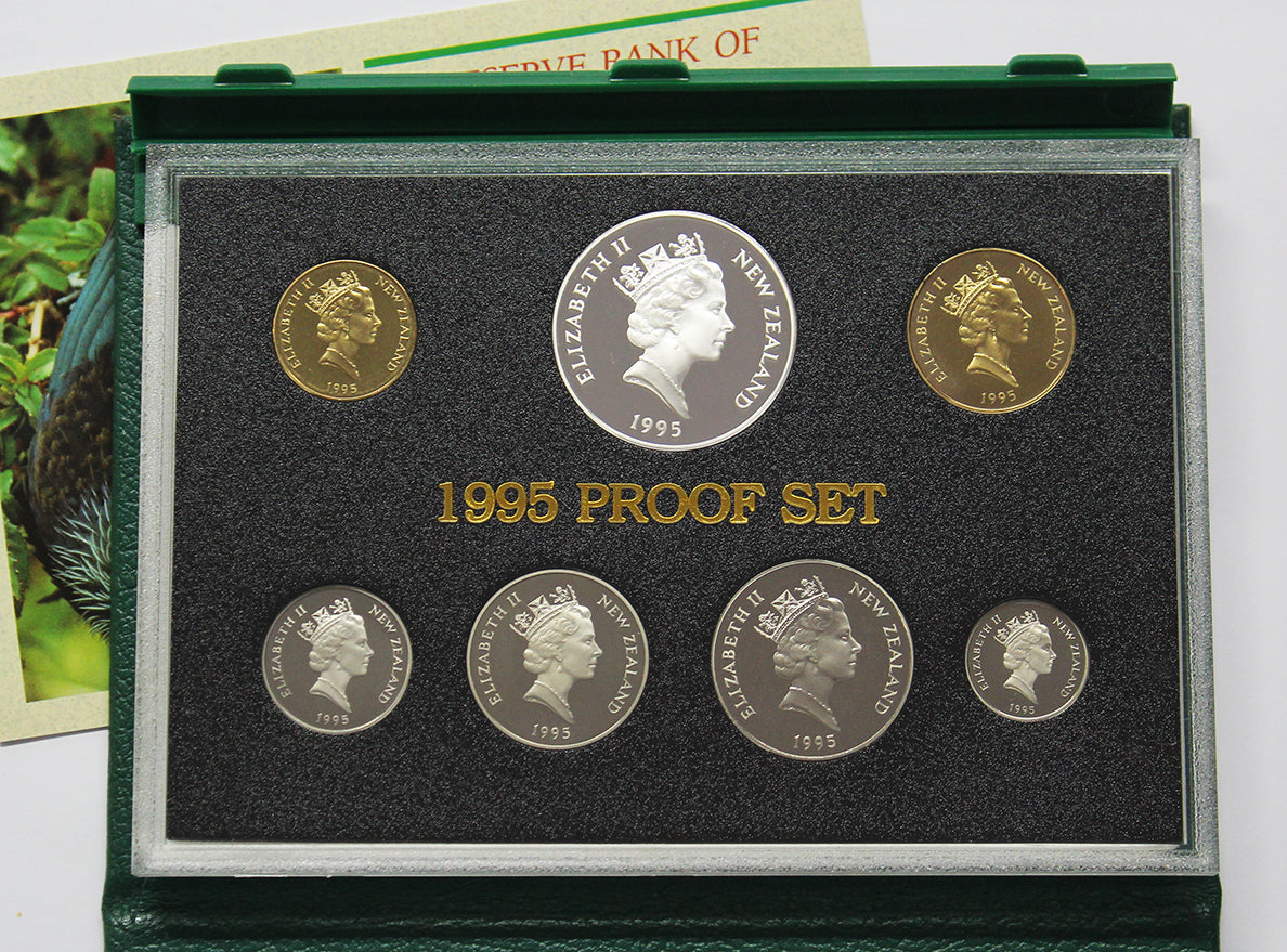 1995 Proof Set $5 Tui .925 Silver Coin