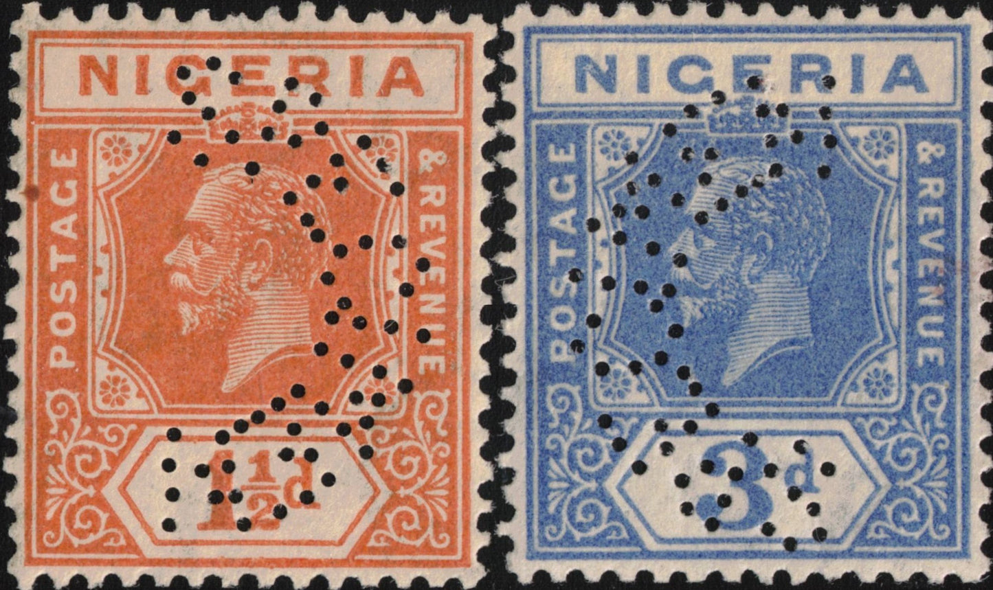 Nigeria 1931 1½d & 3d GV
