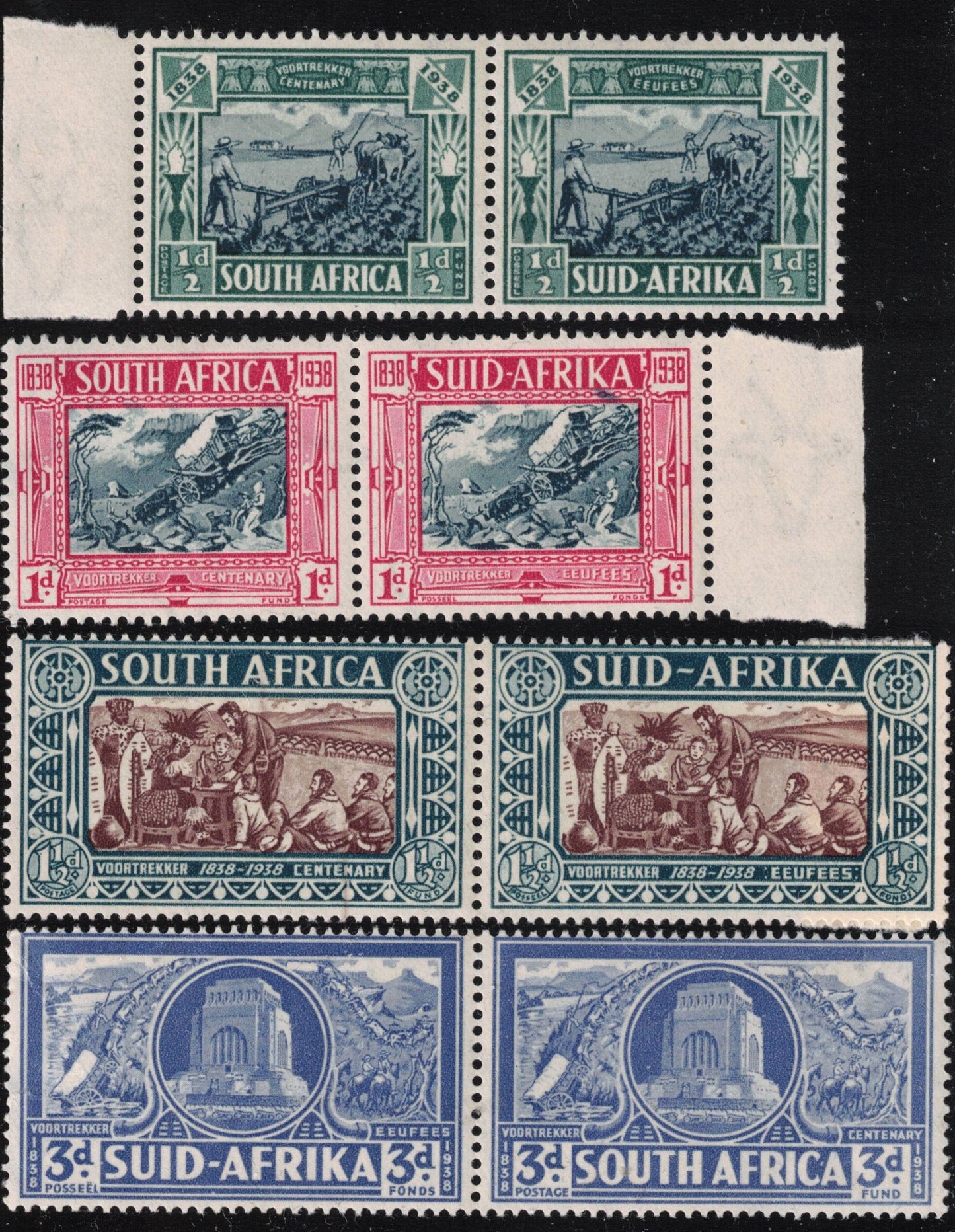 South Africa 1938 Voortrekker Cent Memorial Funds