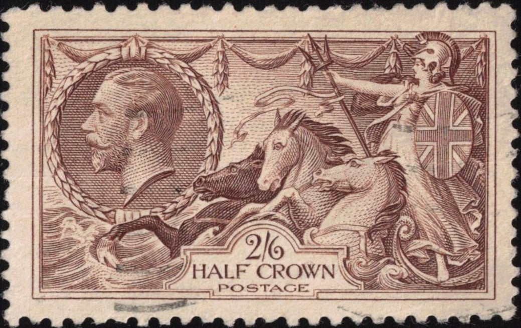 1918 2/6d Seahorses