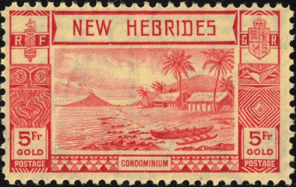 New Hebrides 1938 5f