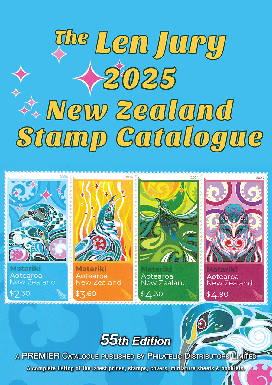Len Jury 2025 New Zealand Stamp Catalogue
