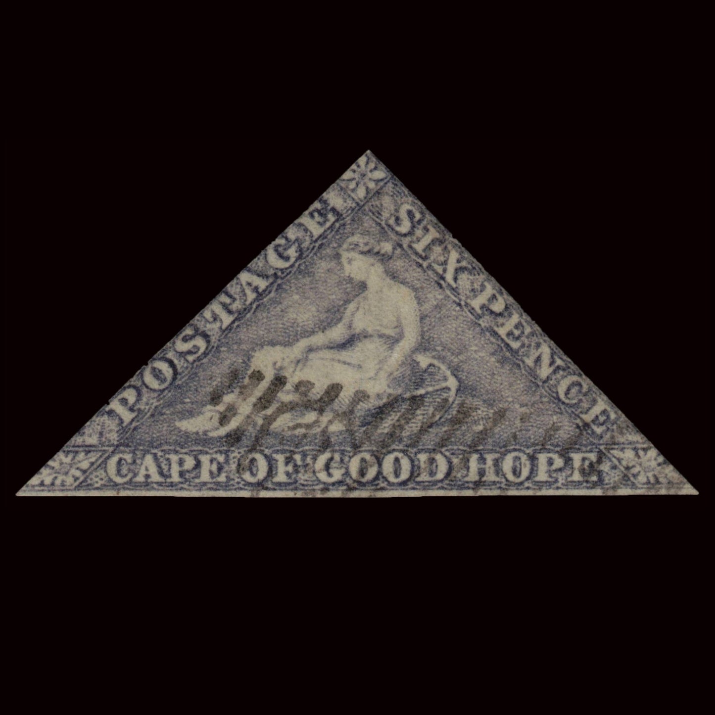 Cape of Good Hope 1858 6d Pale Rose-Lilac