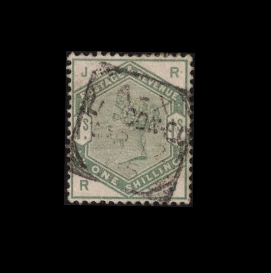 1884 1/- dull green