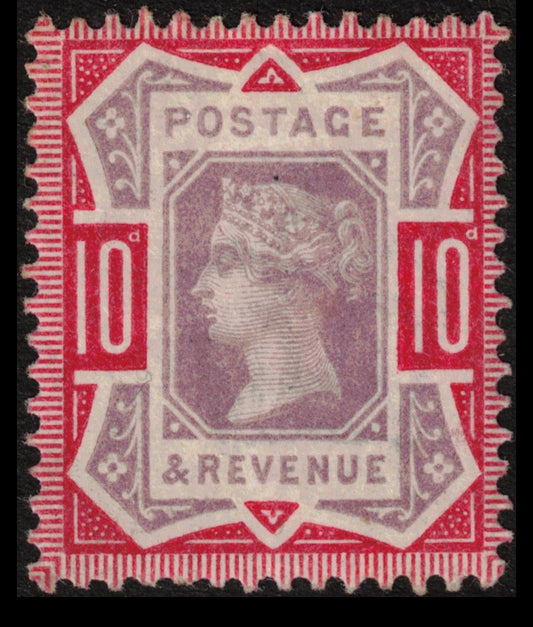 1890 10d dull purple & carmine