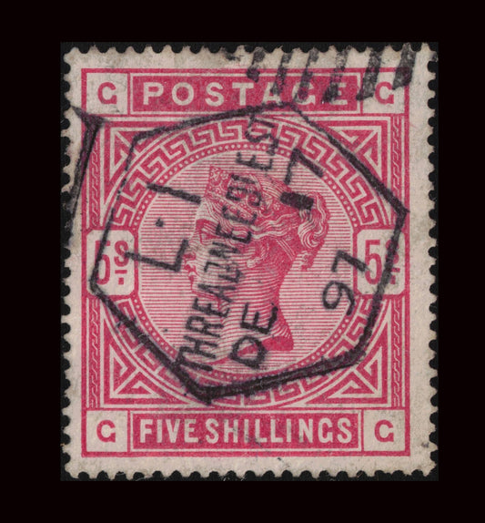 1884 5/- Rose