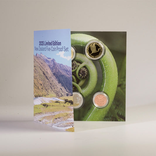 2025 Limited Edition New Zealand Five-Coin Proof Set