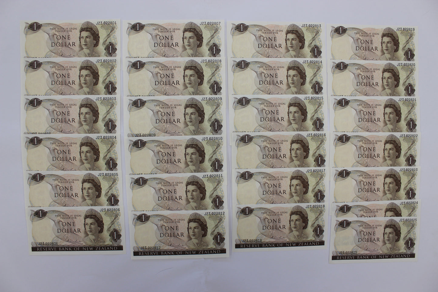 Hardie Type I Consecutive Run of 25