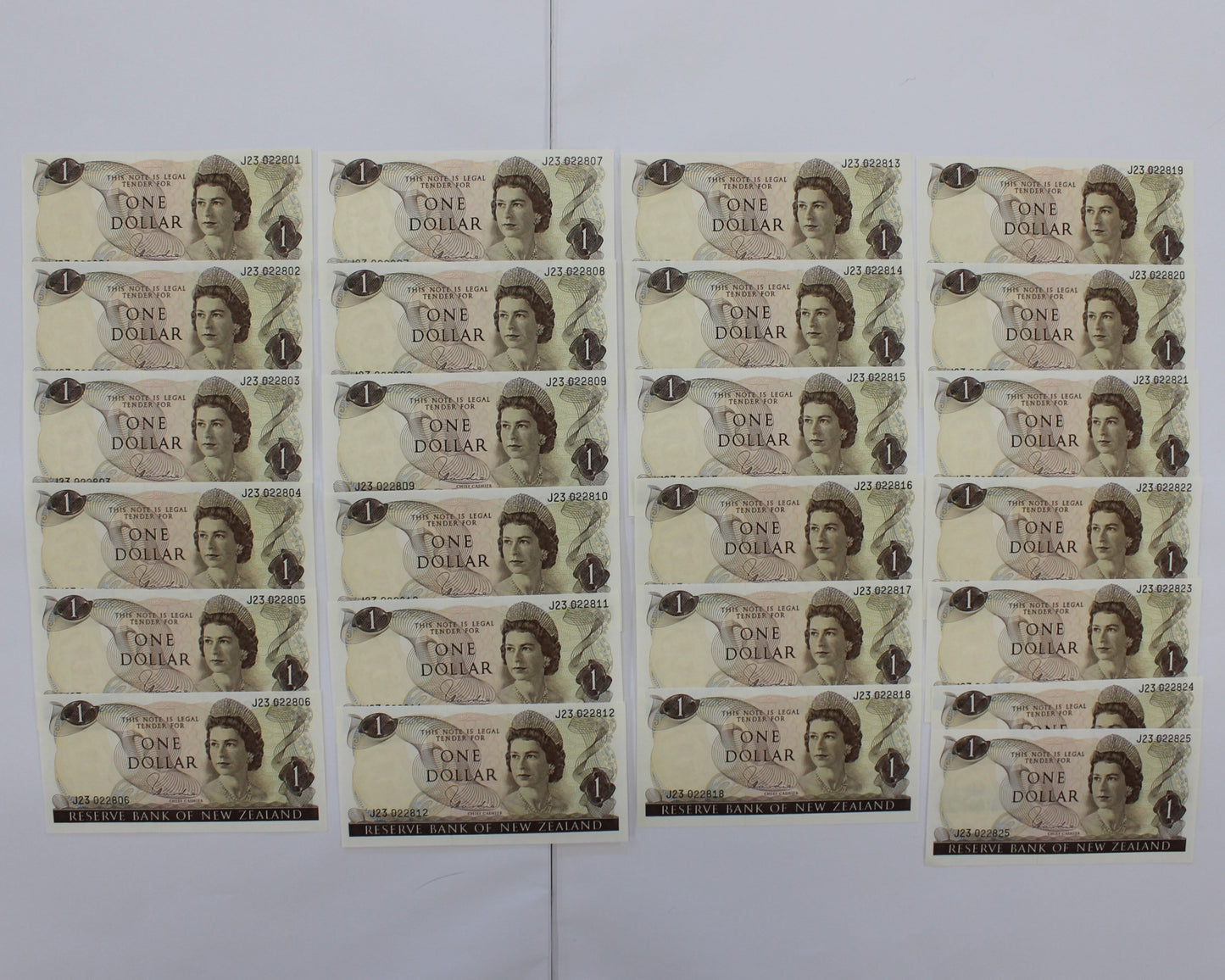 Hardie Type I Consecutive Run of 25