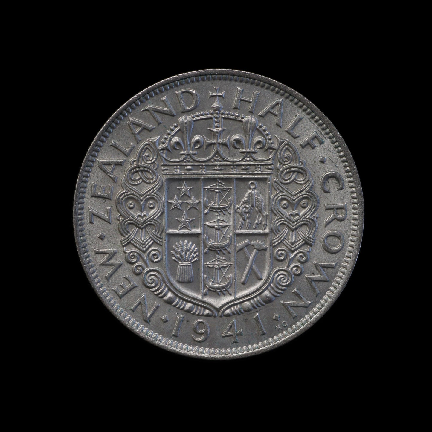 New Zealand 1941 Halfcrown. EF!