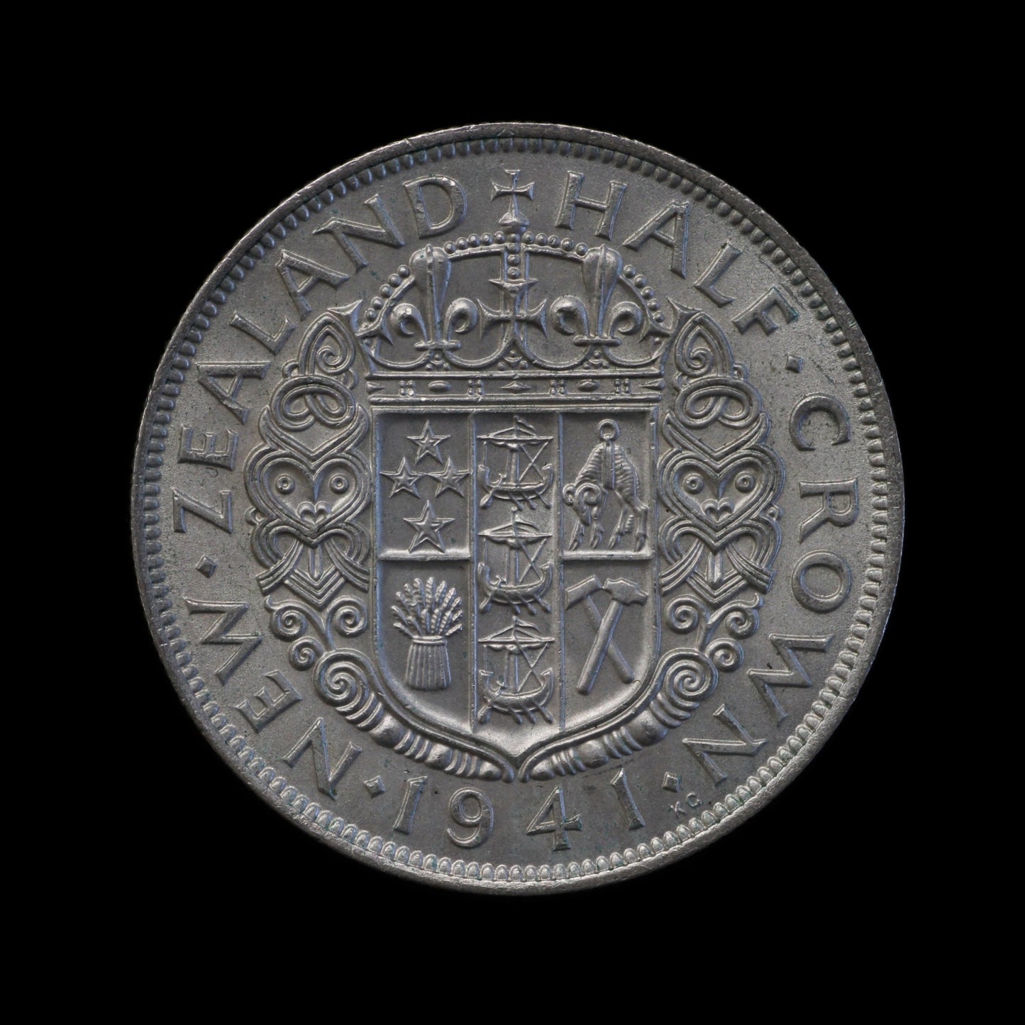 New Zealand 1941 Halfcrown. EF!