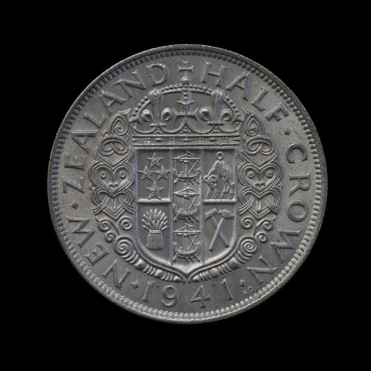 New Zealand 1941 Halfcrown. EF!