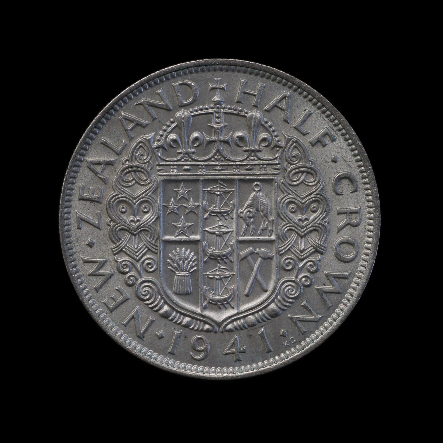 New Zealand 1941 Halfcrown. EF!